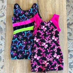 Jacques Moret Toddler Girl Gymnastics Leotard Bundle XS